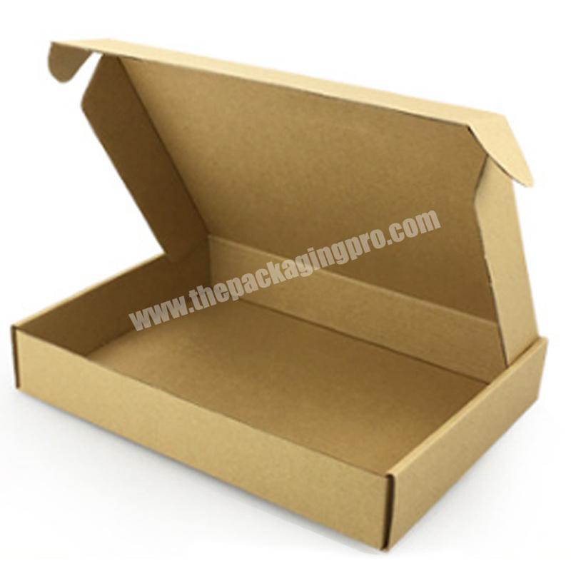 Custom Foldable Recycled  Brown  Craft Paper Box  Corrugated Cardboard Boxes For Shipping