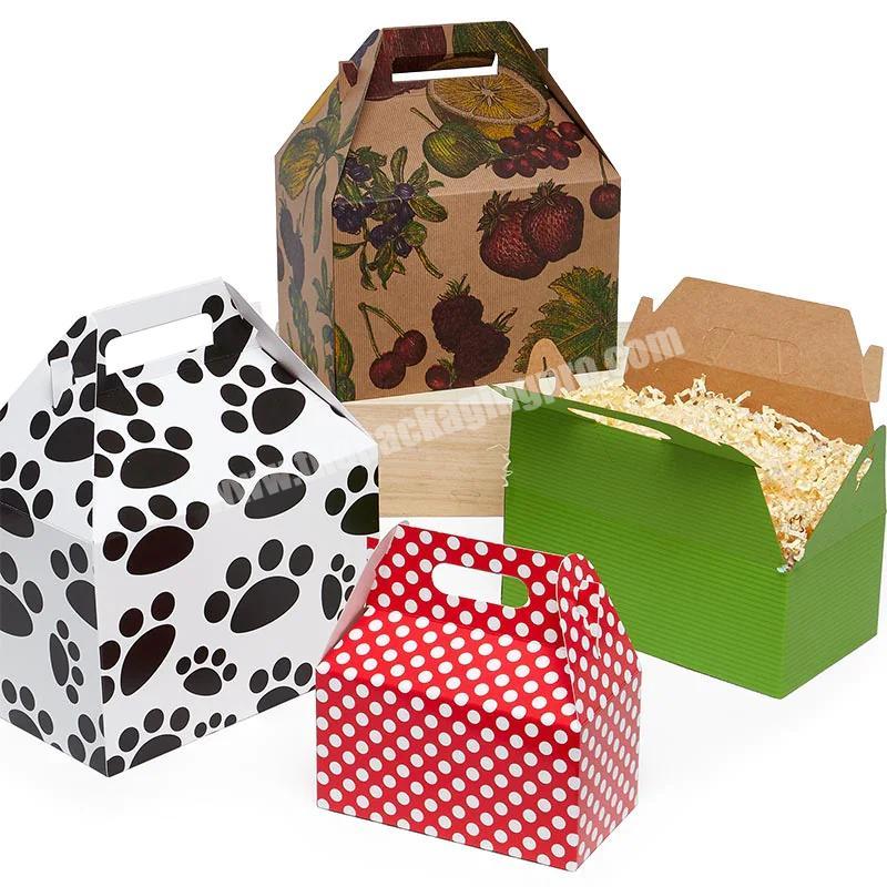 Custom Gable Gift Boxes Home weeding gift box House Shape Gift Boxes