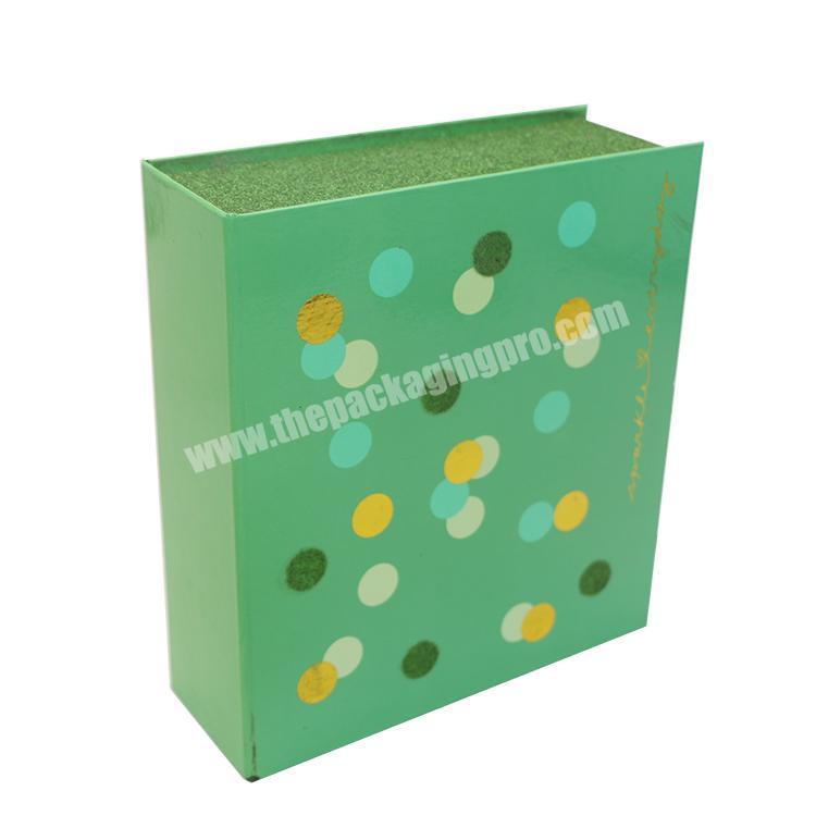 Custom Glitter Paper Cosmetic Packaging Boxes Holographic Makeup Gift Box