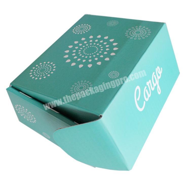 Custom LOGO roll end tuck top mystery gift corrugated packaging shipping mailer boxes for online shop