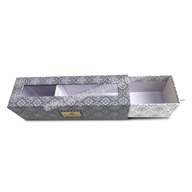 Custom Logo Cardboard Slide Drawer Box for tea packaging