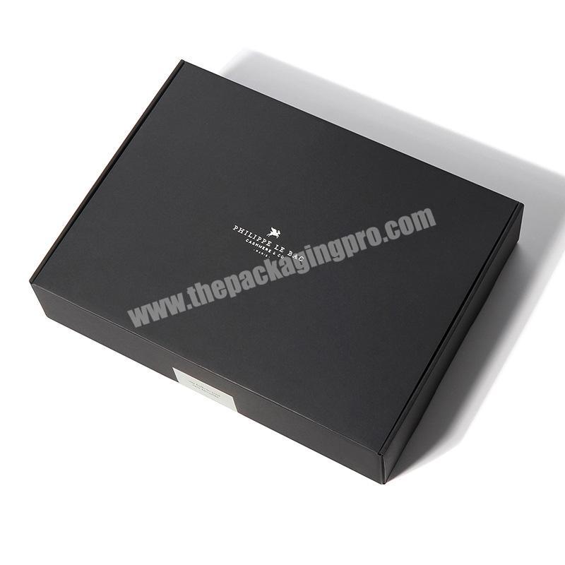 Custom Logo Folding Airplane Box Double Luxury Black Color Printing Corrugated Mailing Gift Shopping Packaging Clothes Boxes