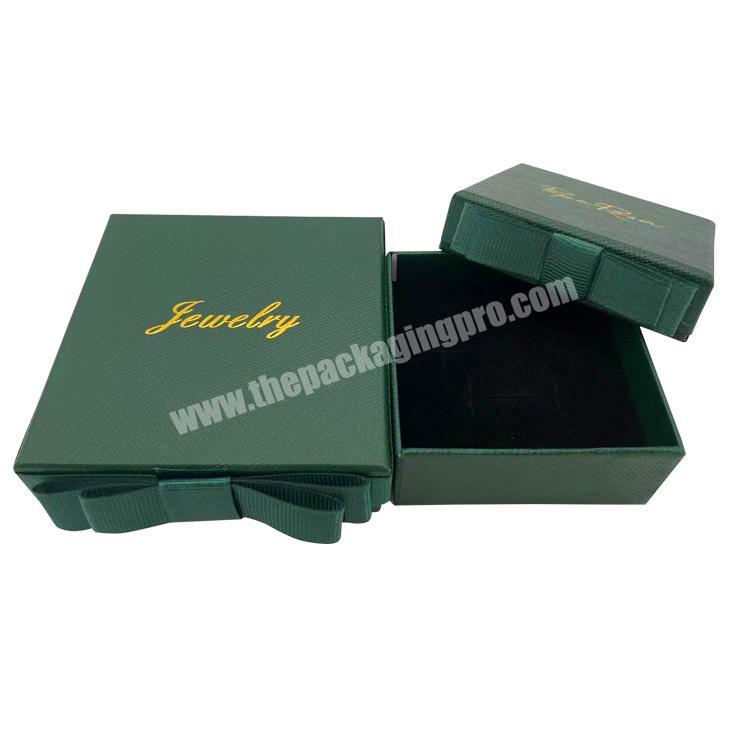 Custom Logo Jewelry Box Packaging luxury Folder Type Paper Box