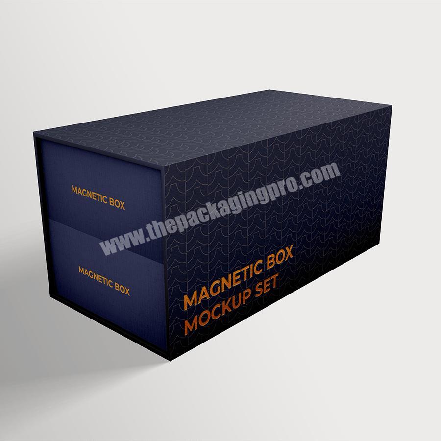 Custom Logo Luxury Magnetic Closure Gift Packaging Box With Magnet Lid