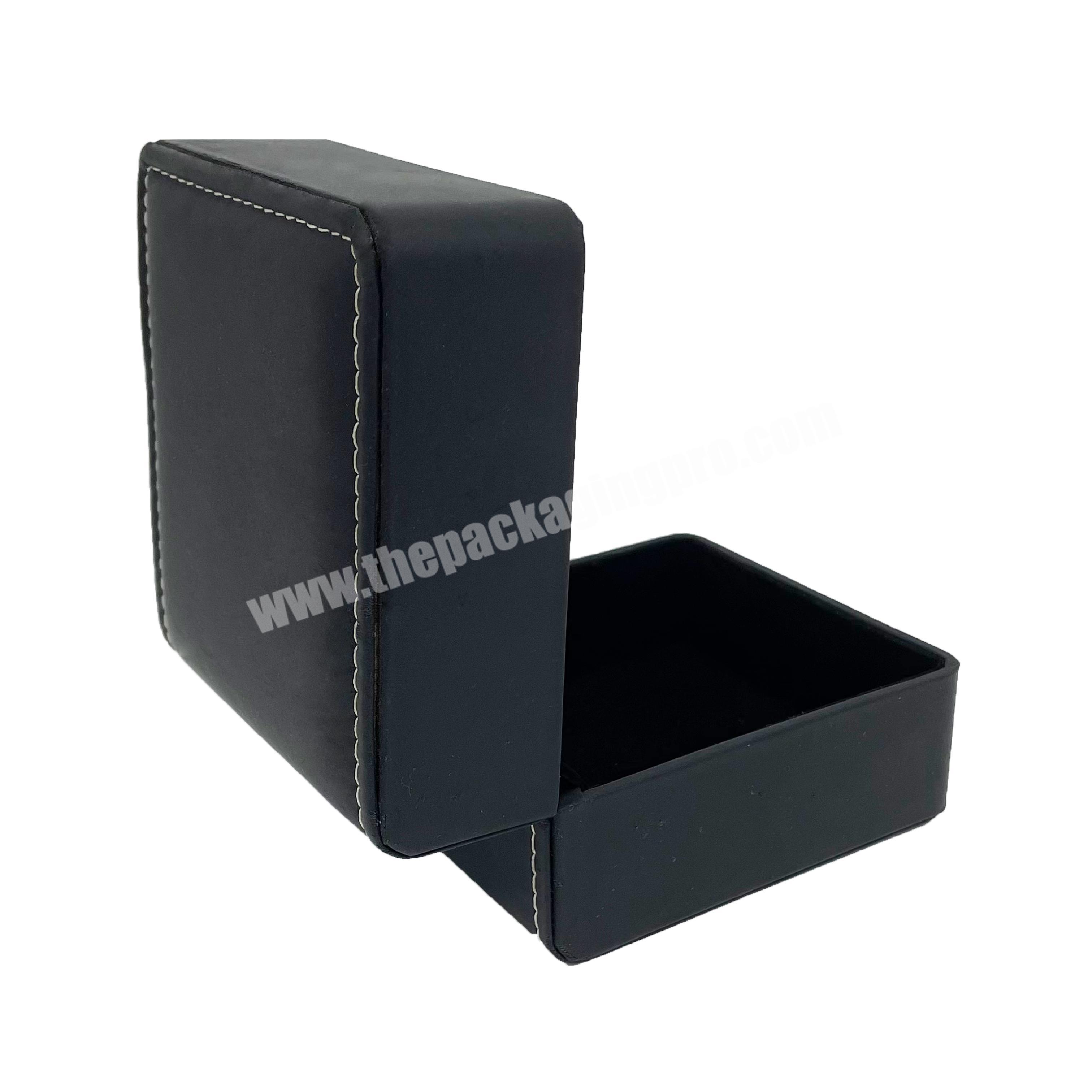 Custom Logo Luxury PU Leather Jewelry Necklace Packaging Box Couple Cardboard Watch Box