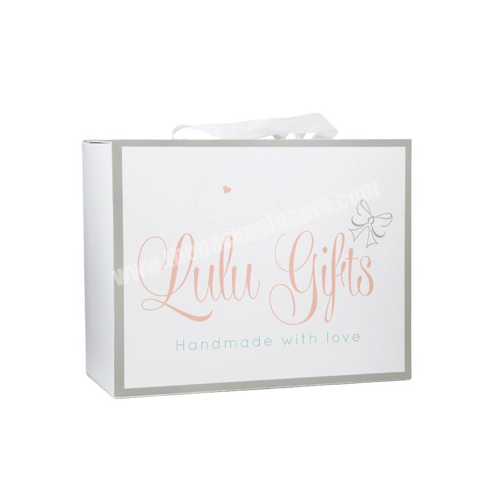 Custom Logo Luxury Rigid Packaging Square Cardboard Fancy Paper Gift Box
