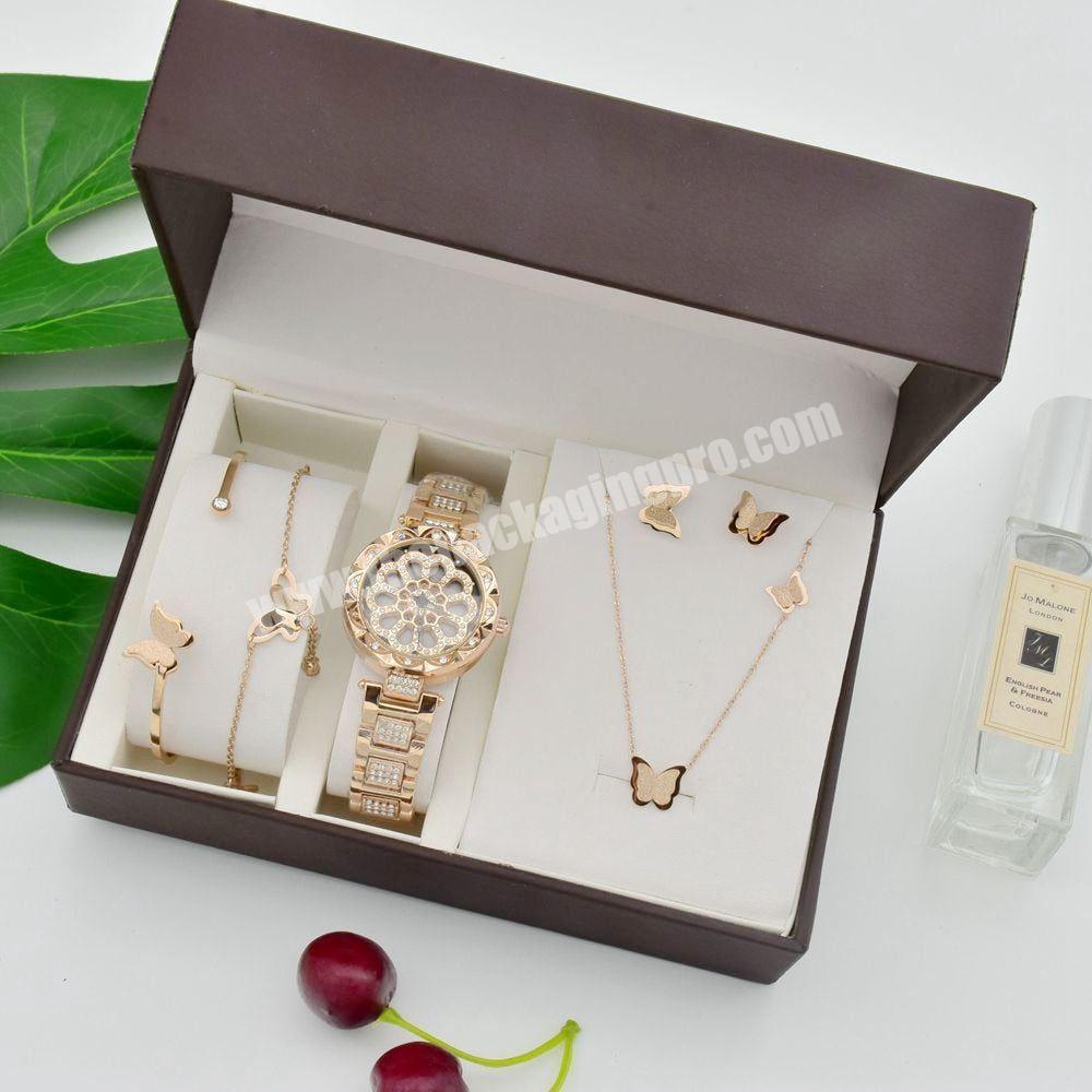 Custom Logo Luxury caja de reloj Paper Cardboard Packing Wristwatch Watch Gift Box Luxury Watch Box For Watches Packaging Box