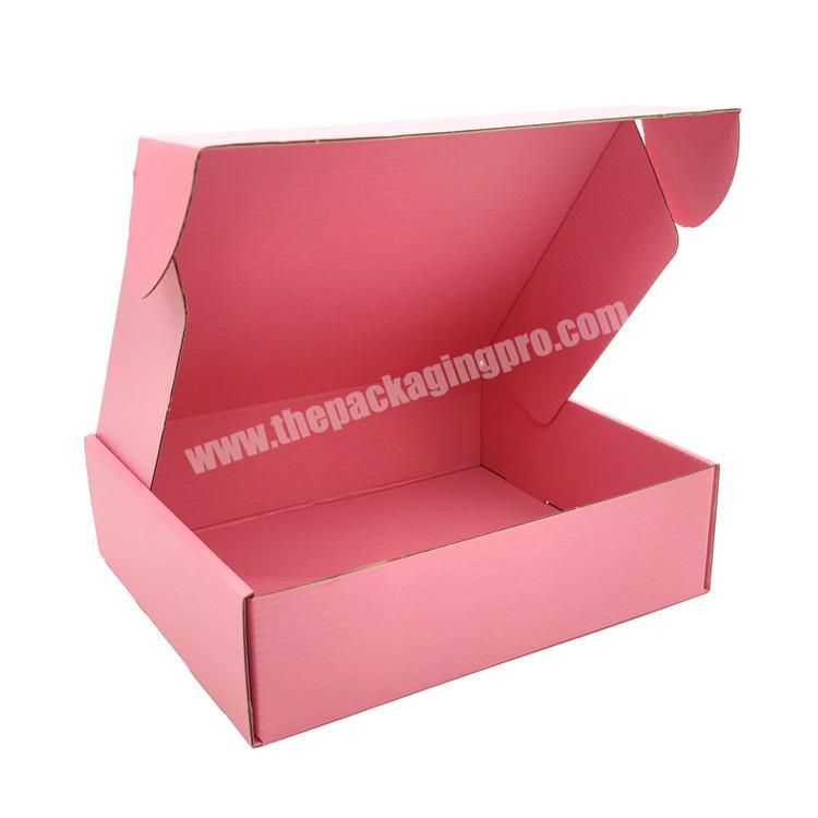 Custom Logo Packaging Large Cardboard Carton Mailer Box Baby Clothing Shoes Corrugated Packaging Paper Shipping Boxes