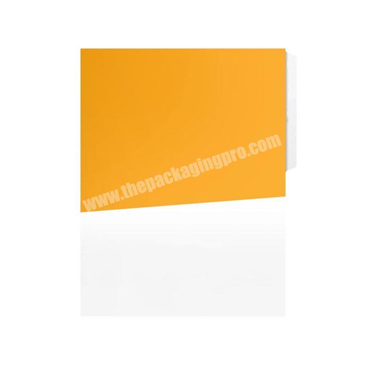 Custom Logo Paper Presentation Card Pockets Folders Low Moq A4 Corporate File Document Folder