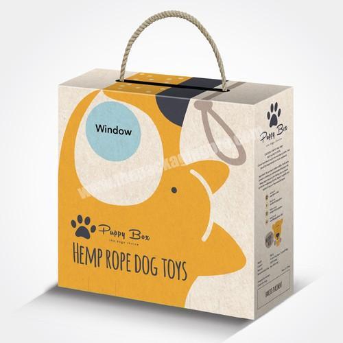 Custom Logo Printed Corrugated Pet Toys Packaging Box