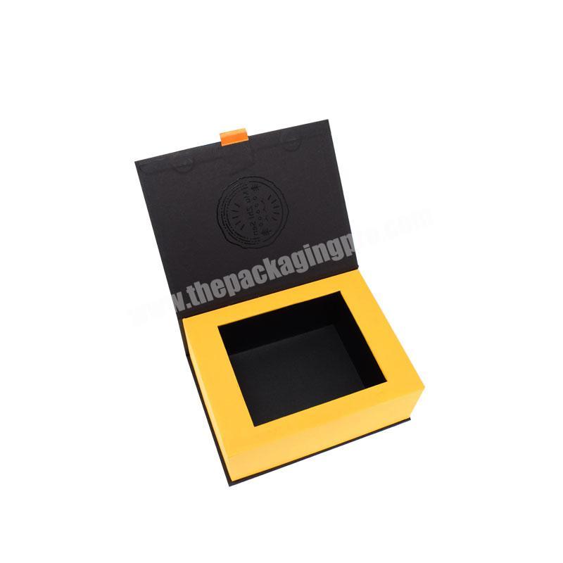 Custom Logo Printed Luxury Rigid Belt Wallet Box Packaging