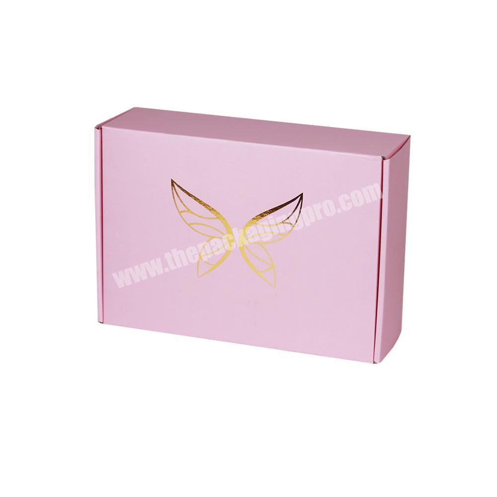 Custom Logo Red Color Cute Fancy T-shirt Gift Shipping Packaging Box For Clothes