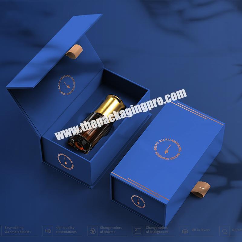 Wholesale Hard Paper Cosmetic Packaging Empty Rigid Perfume Tube Custom Logo Luxury Gift Perfume Bottle Cosmetic Box