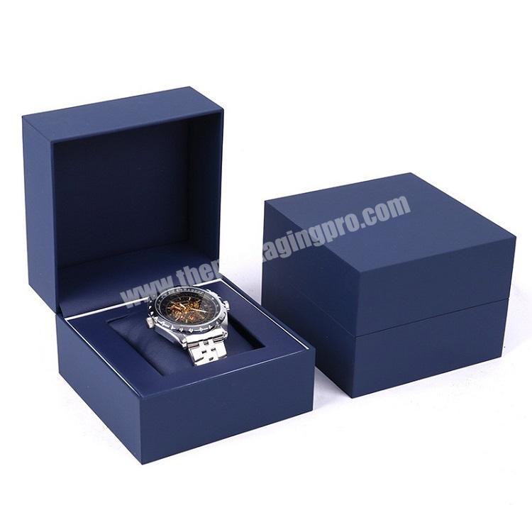 Custom Logo Wooden Watch Box touch paper Watch for Men's gift packaging boxes