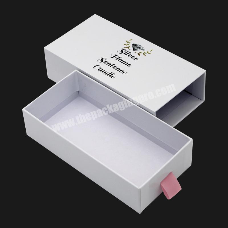 Custom Logo ribbon Pull Out mailer Sleeve Boxes For Gift Pack Luxury Sliding Drawer Packing box of mobile phone