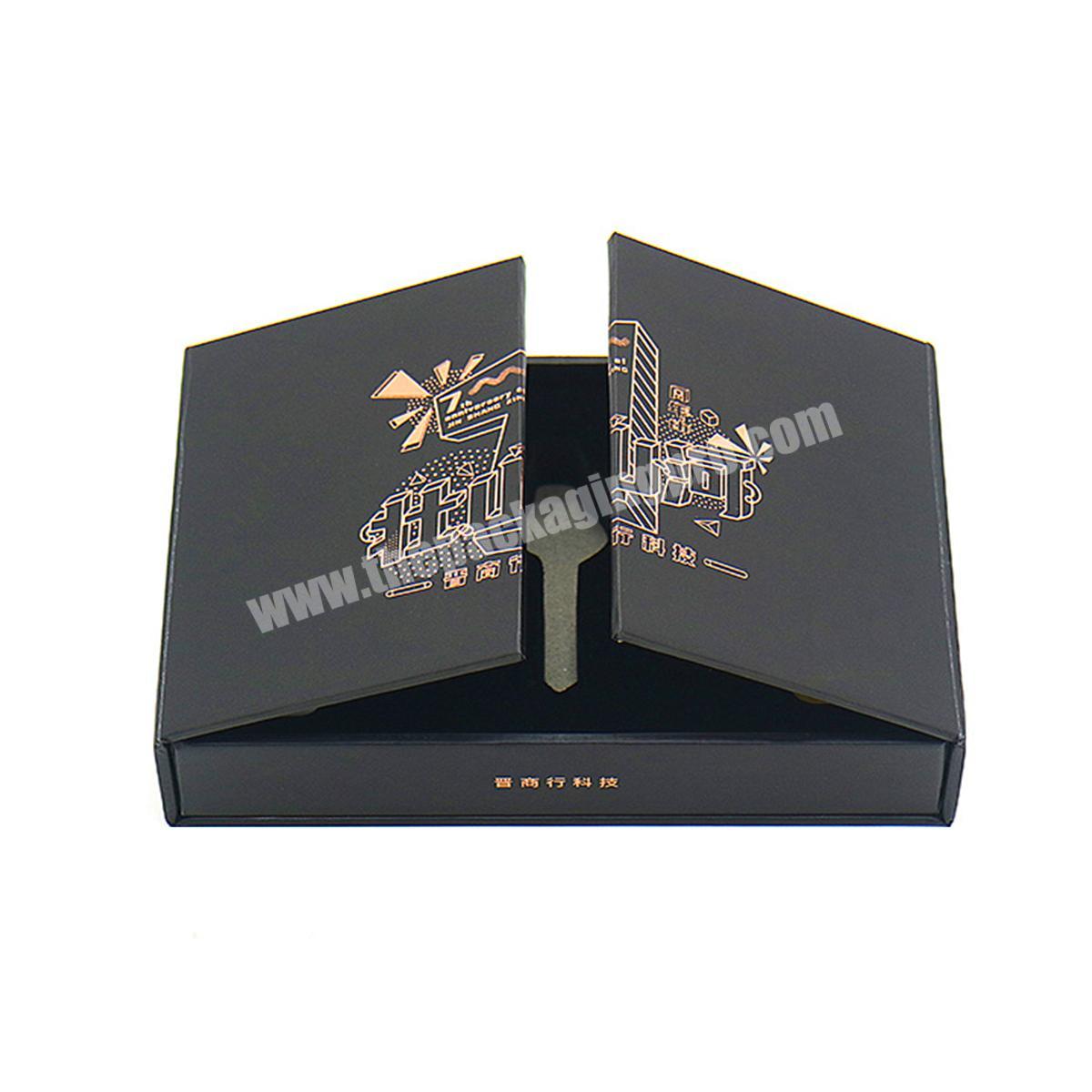 Custom Luxury Black Mini Small 30Ml Sample Tester Empty Bottle Cosmetic Oil Solid Perfume Packing Packaging Box