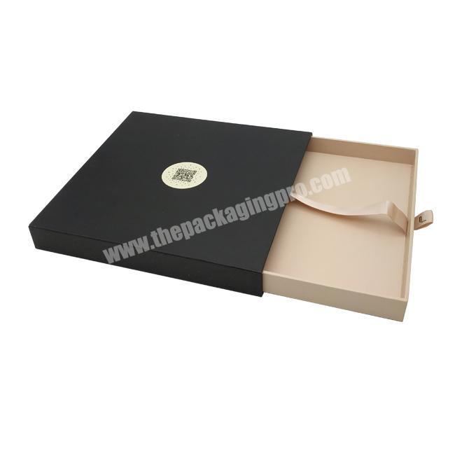 Custom Luxury Gift Sliding Lid Box Packaging Cardboard Drawer Box Packaging
