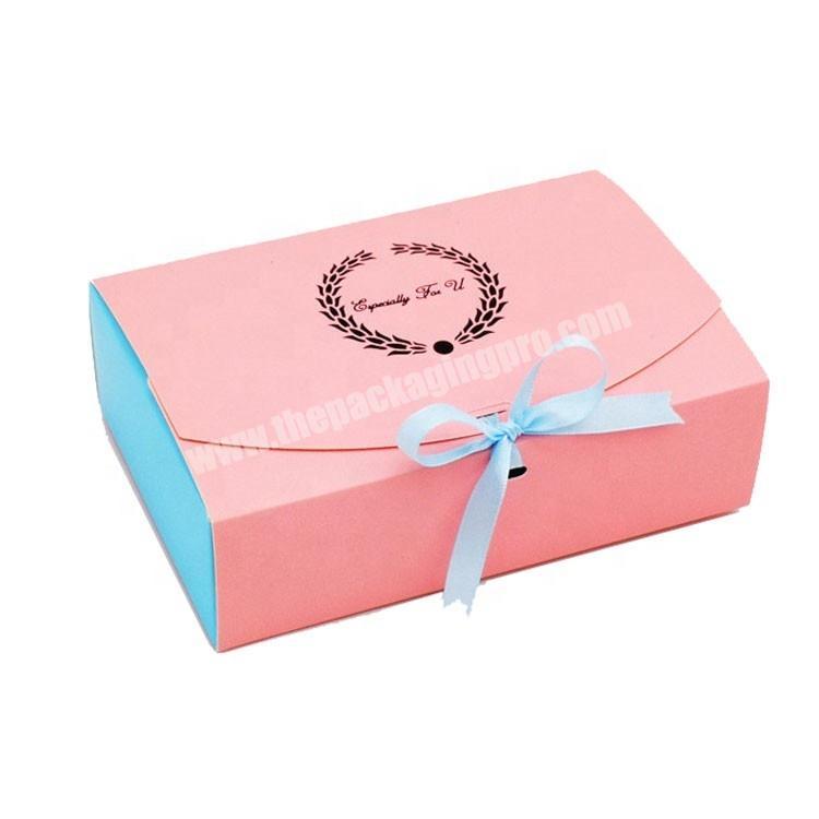 Custom Luxury Logo Gift Paper Box Packaging box for lingerie socks