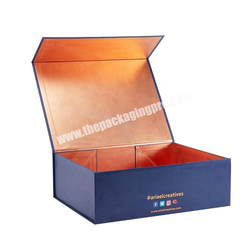 Custom Luxury Magnetic Folding Foldable Paper Gift Box Rigid Box Packaging Hard Paper Gift Box