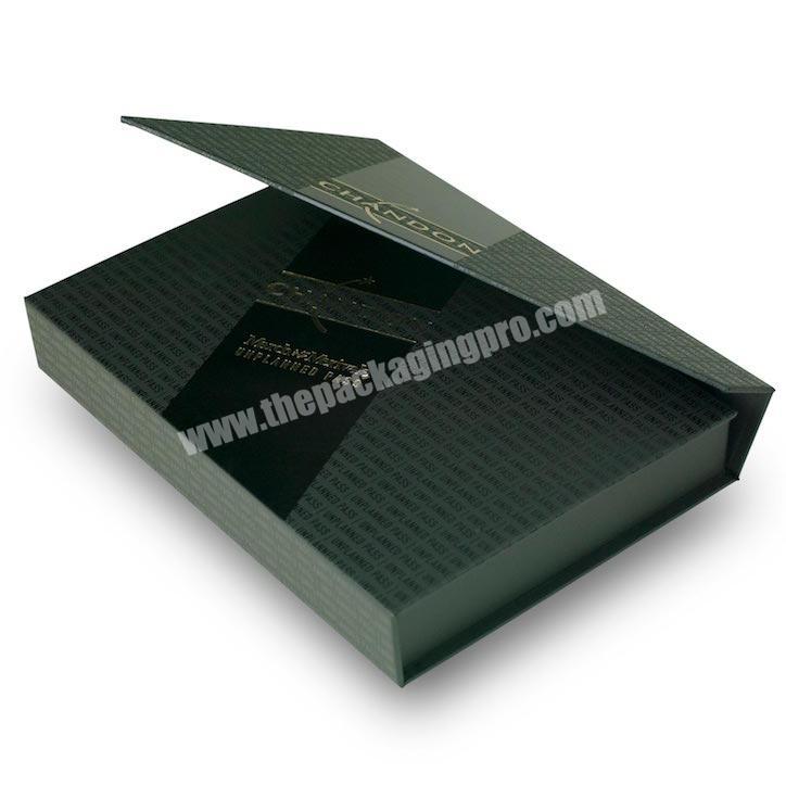Custom Luxury Rigid Cardboard Paper Packaging Safe Business Gift Credit Card Box