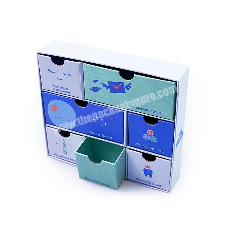 Custom Luxury ramadan date box durable cardboard Christmas gift packaging box Advent Calendar Box
