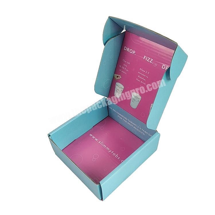 Custom Mailer Box With Paper Card Cosmetic Shipping Boxes Packaging Paper Logo Small Mailing Box