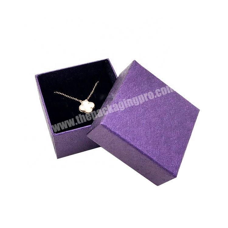 Custom Noble Jewelry Gift Box High Quality Rigid Paper Box with Lid Embossing Coated Paper