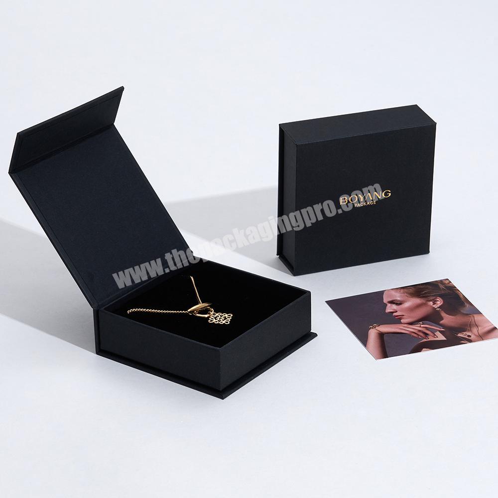 Custom Paper Cardboard Jewelry Packing Box Gift Boxes Necklace Earring Bracelet Ring Jewelry Box
