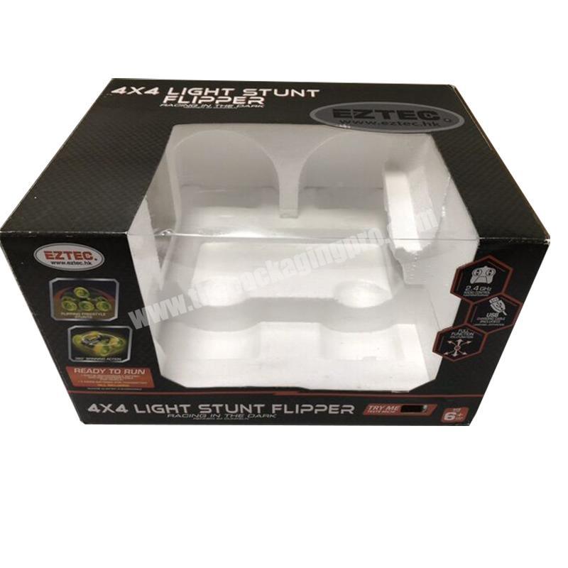 Custom Paper Empty toy Gift Packaging Box with clear plastic window