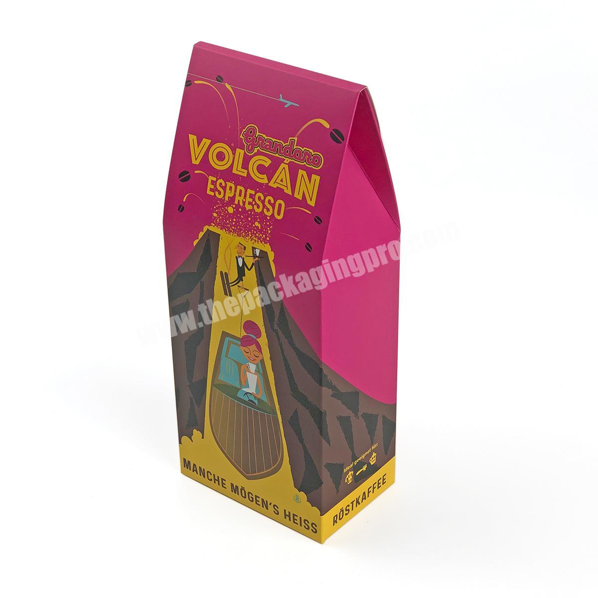 Custom Printed Coffee Bag Packaging Paper Cardboard Box Supplier