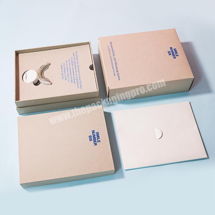 Custom Printed  Whitening  Kit Packaging Box whitening kit box dental packaging box