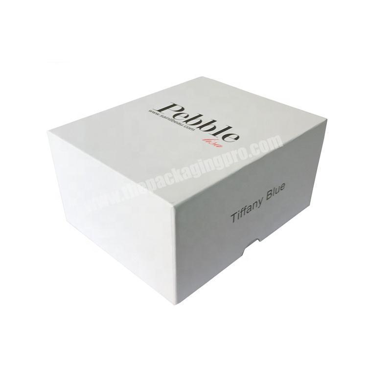 Custom Printing Gift Box Souvenir Packaging Lid And Base Box For Pebble