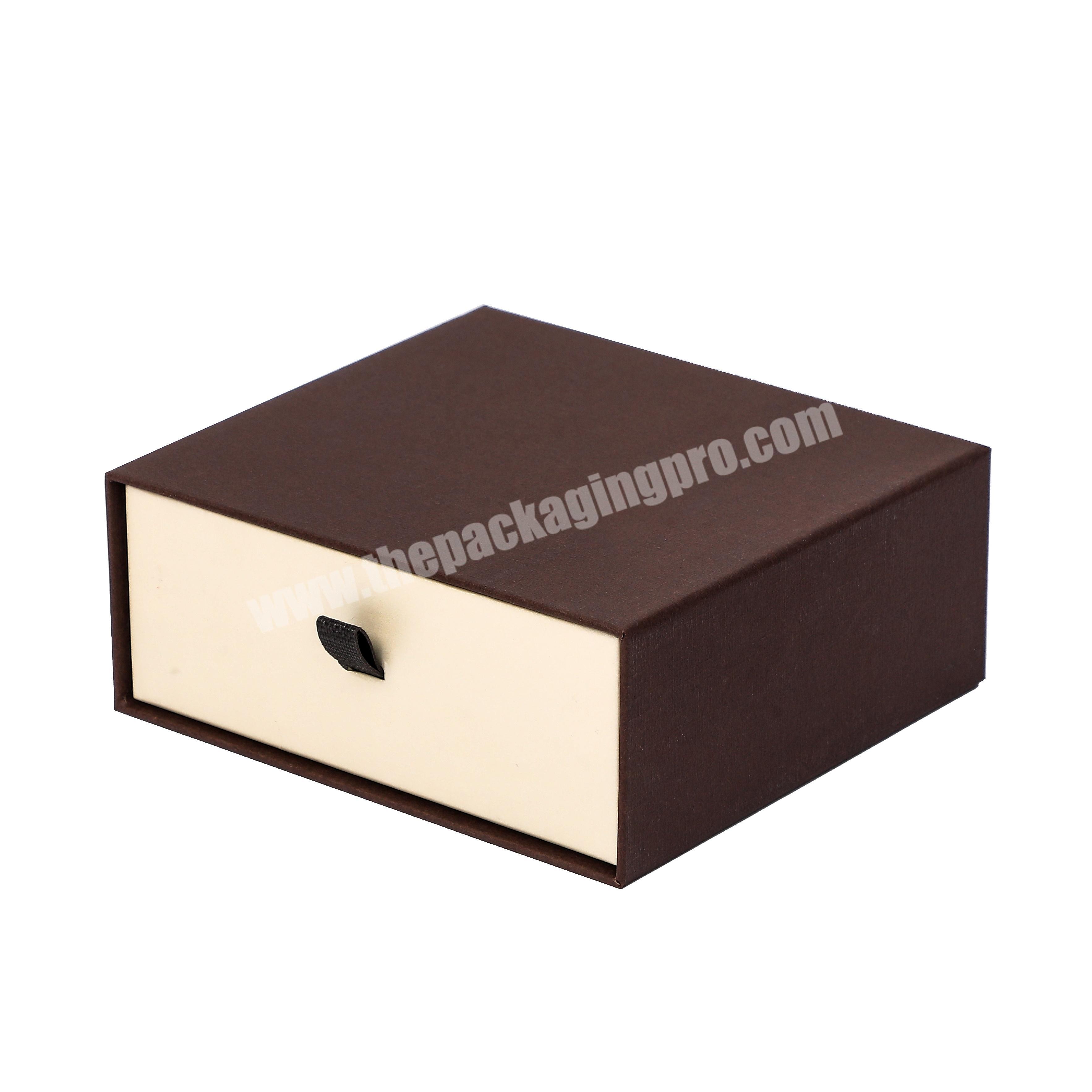 Custom Printing Logo Made  Sliding Gift Packaging Box Cosmetic Drawer Cardboard Packing Boxes