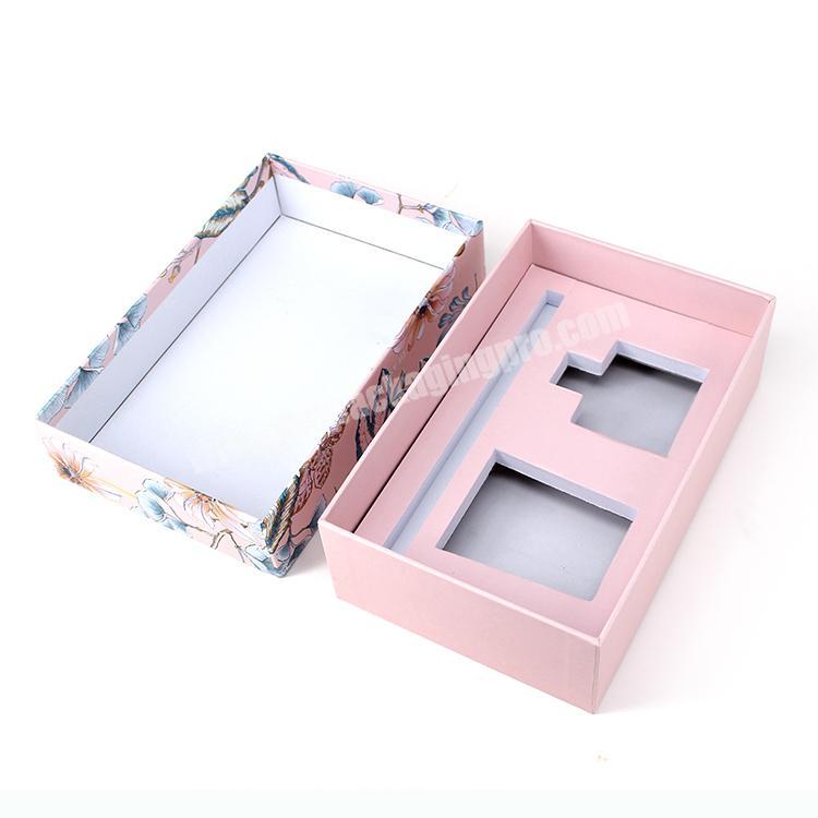 Custom Rectangle Paper Cardboard Perfume Essential Oil Gift Candle Box Packaging Luxury with Insert