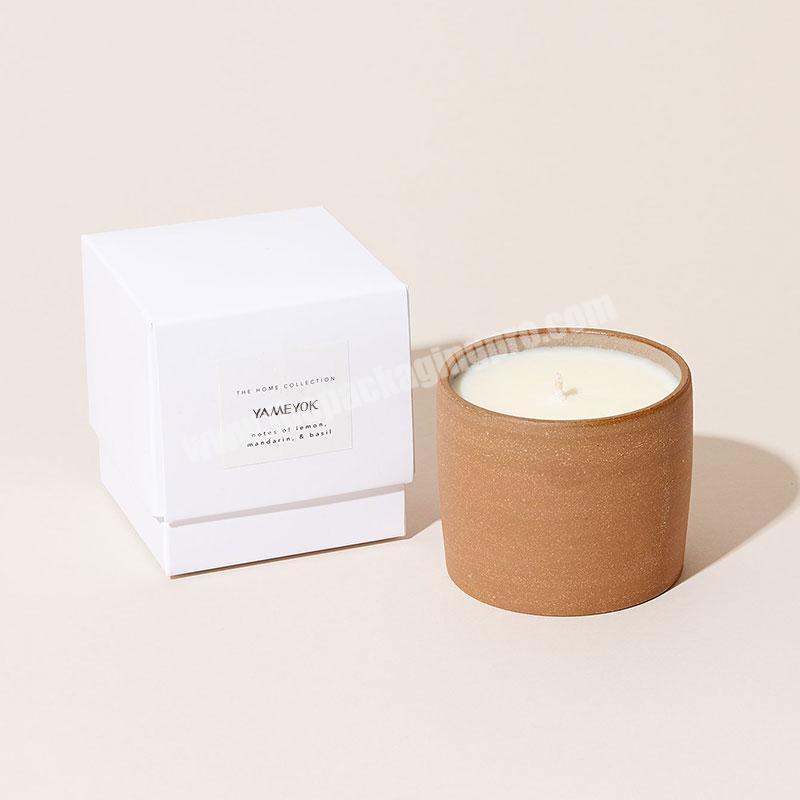 Custom Logo Luxury Cardboard Paper Gift Candle Jars Packaging Boxes