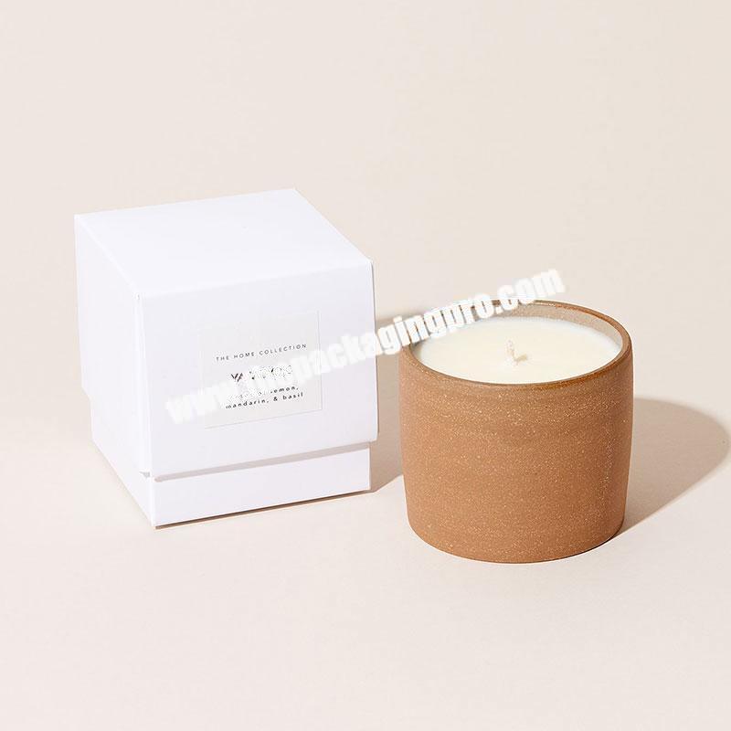 Wholesale Custom Luxury Rigid Paper Gift Packaging Candle Jar Boxes wholesaler