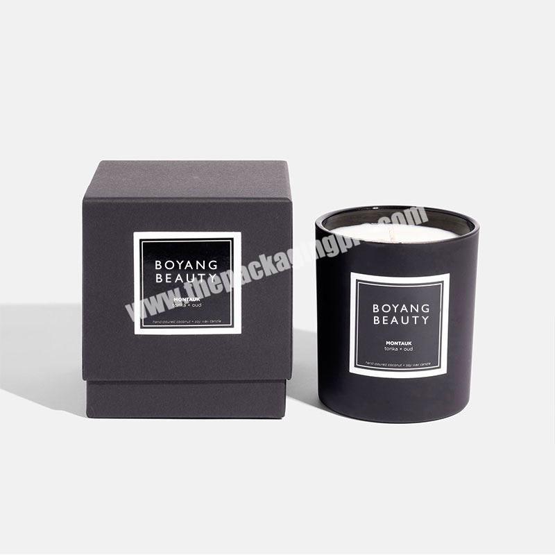 Custom Rigid Card Fancy Art Paper Luxury Packaging Candle Packaging Gift Boxes