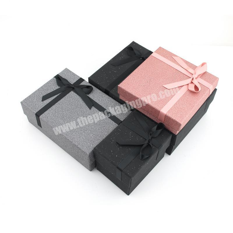 Custom Romantic Gift Box Matt Lamination Packing 4c Offset Customized Paper with Ribbon Closure Recyclable Accept 1 Pcs OEM