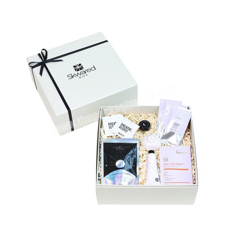 Custom Self Care Gift box surprise gift packing Bath Kit Set Boxes Pink Spa Gift Box