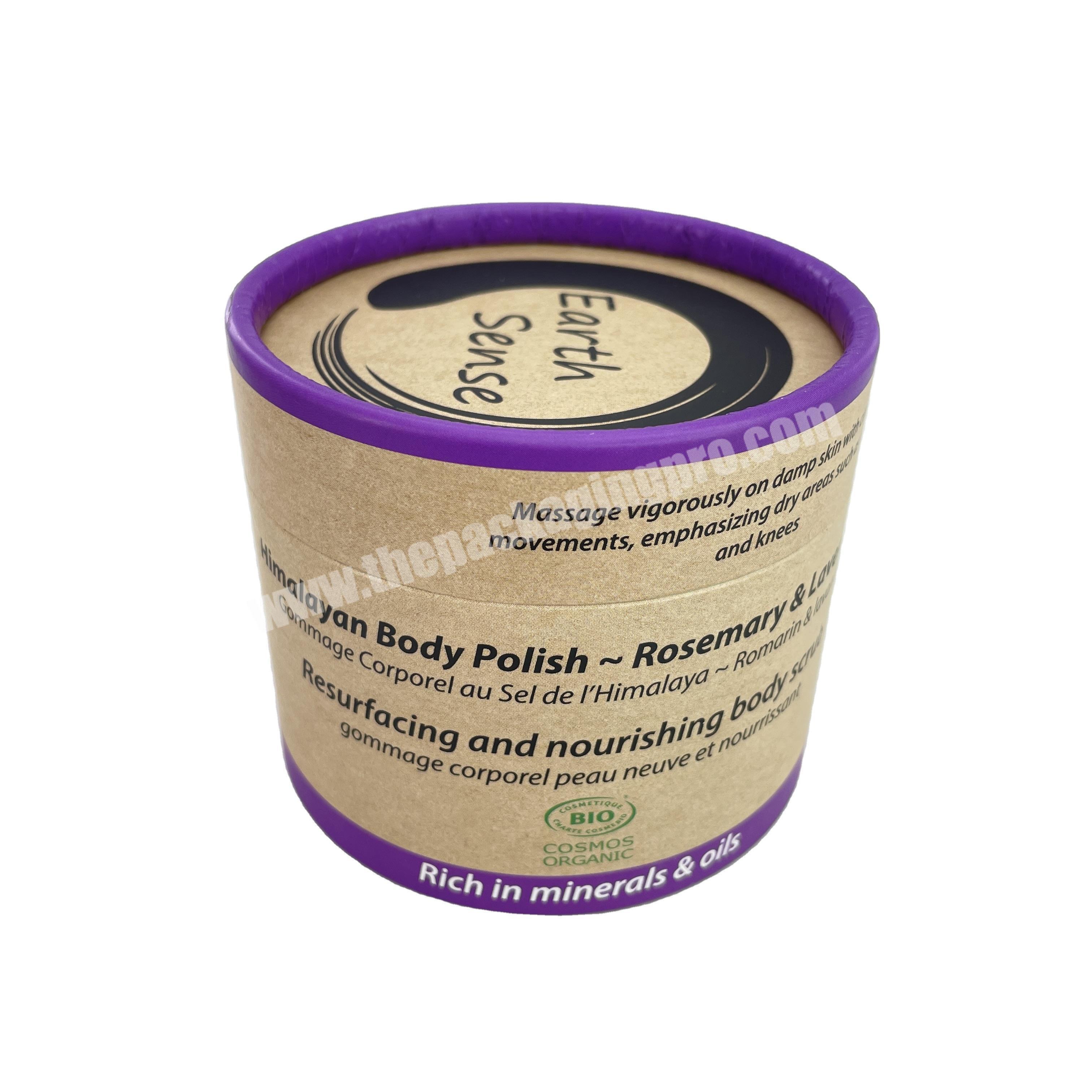 Custom Size Cosmetic Packaging Kraft Cardboard Box Essential Oil Face Cream Paper Tube