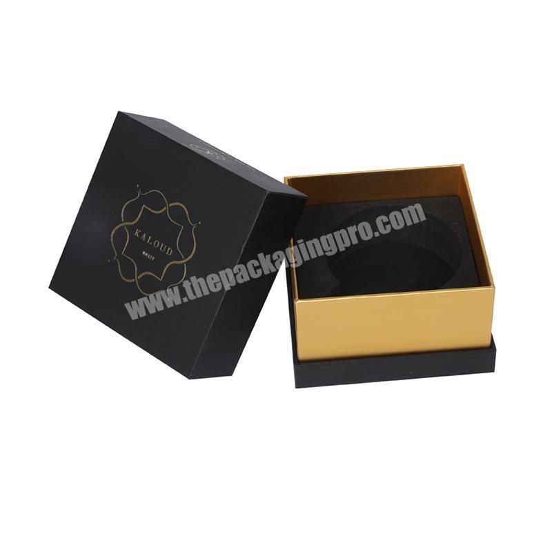 Custom Two Piece Setup Boxes Supplier 2 Piece Packing Boxes Black Rigid Telescoping Box