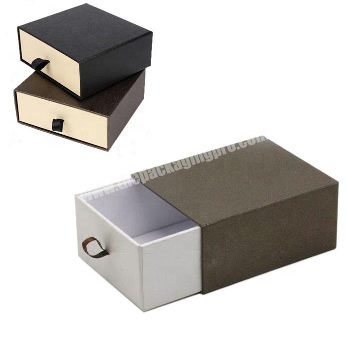 Custom beautiful  storage paper drawer packaging box with handdles