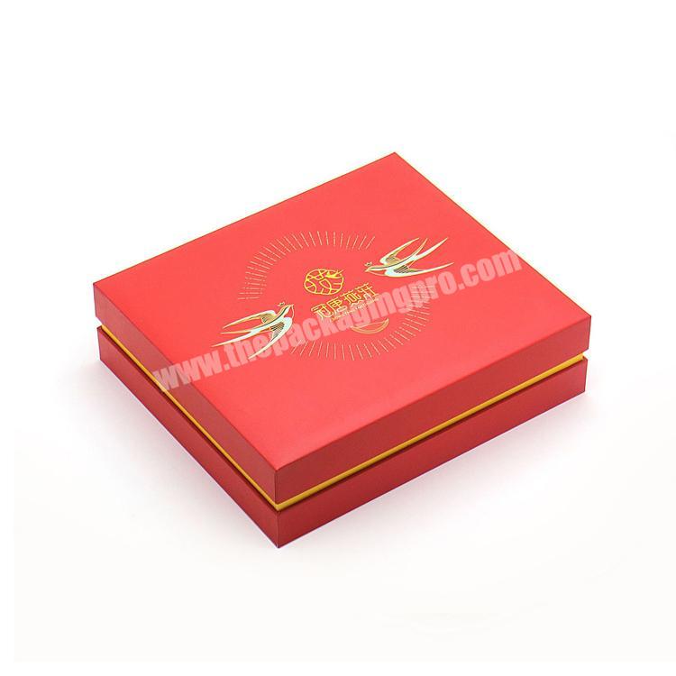 Custom boite cadeau luxury lid and base paper cardboard gift packaging box with logo