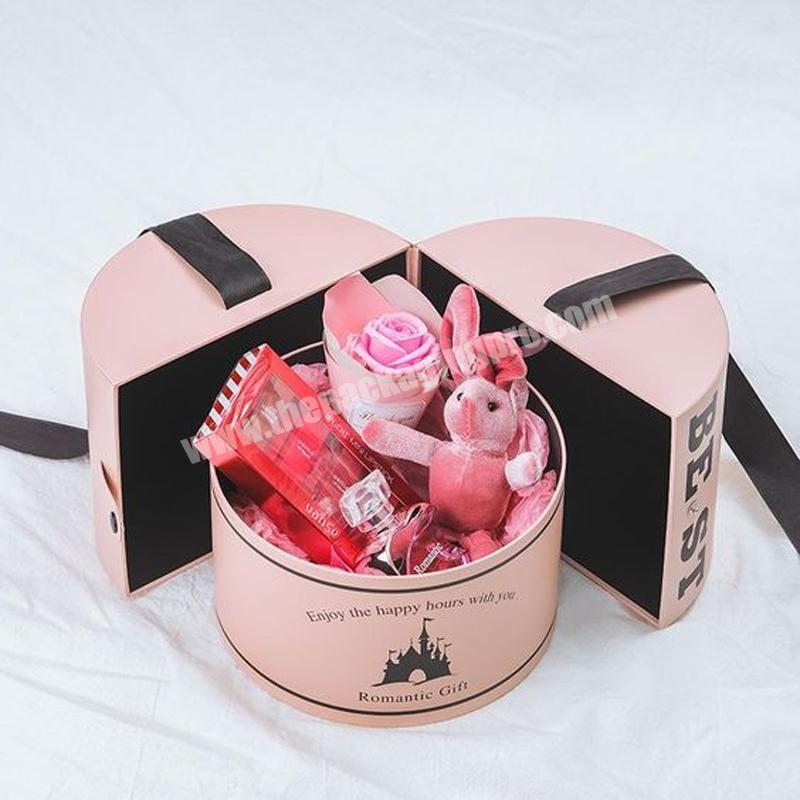 Custom cardboard drawer love anniversary christmas birthday cake flower box rose bouquet floral jewelry gift packaging box