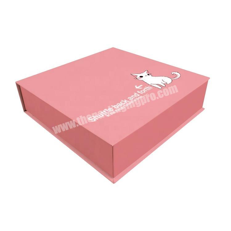 Custom cardboard packaging cosmetic skin care magnetic closure gift boxes