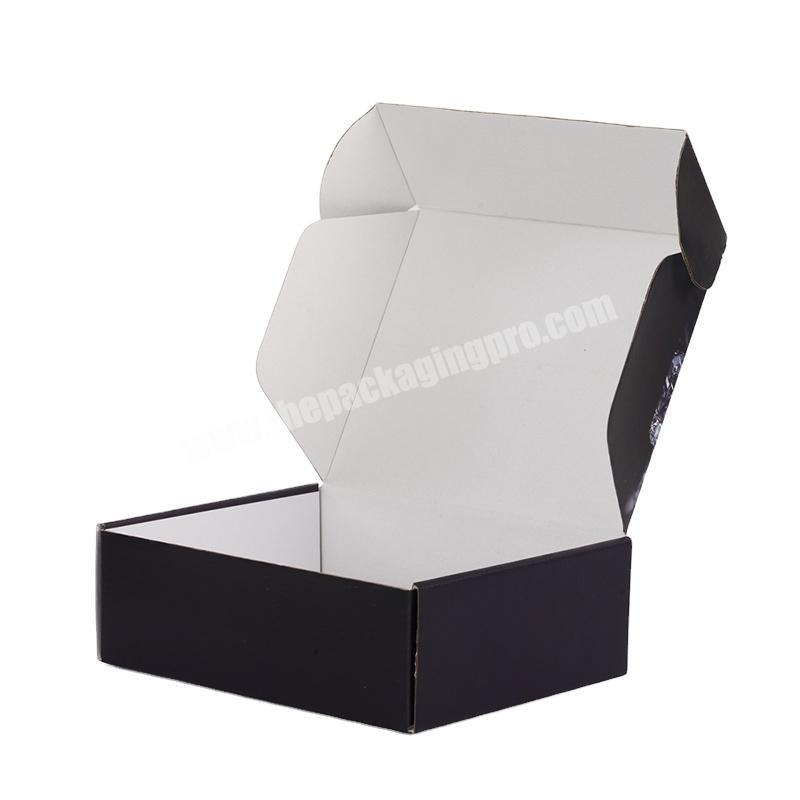 Custom carton boxes cardboard shipping boxes custom logo corrugated color folding box