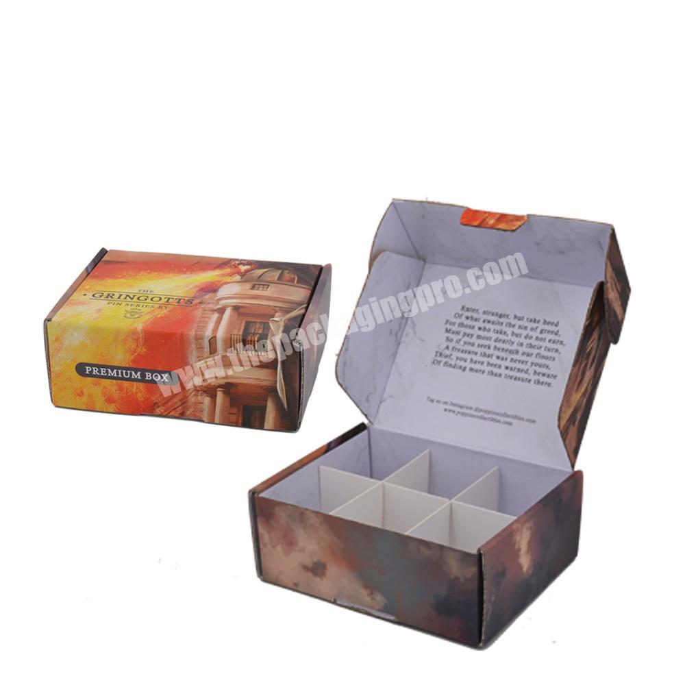 Custom color corrugated shirt packaging wholesale suitable for suit shipping box 12~15 days cardboard handmade acceptance