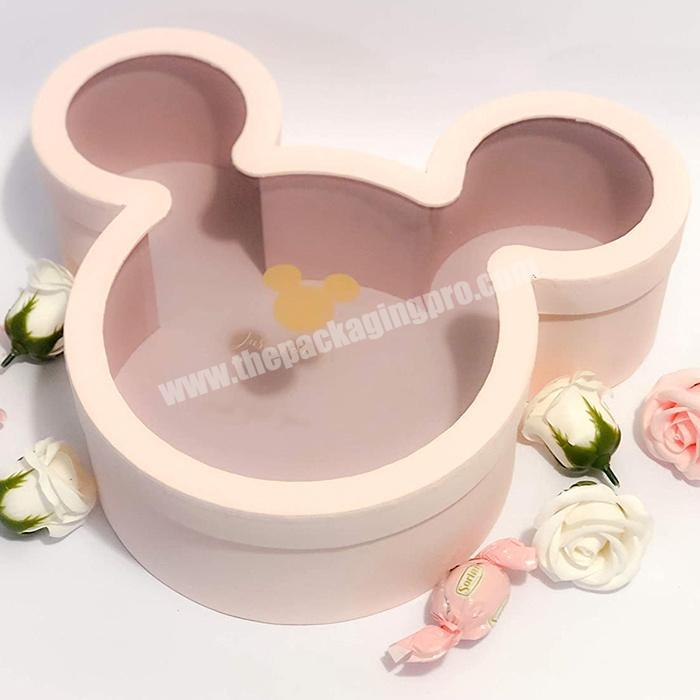 custom Custom desgin best welcome fashion round flower gift box with custom logo printed cylinder rose boxes flower packaging gift box 