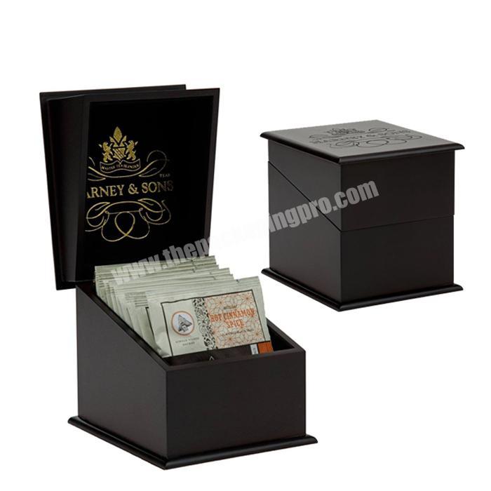 Custom design cardboard magnetic tea gift packaging coffee afternoon packaging box tea boxes wholesale luxury tea packaging box