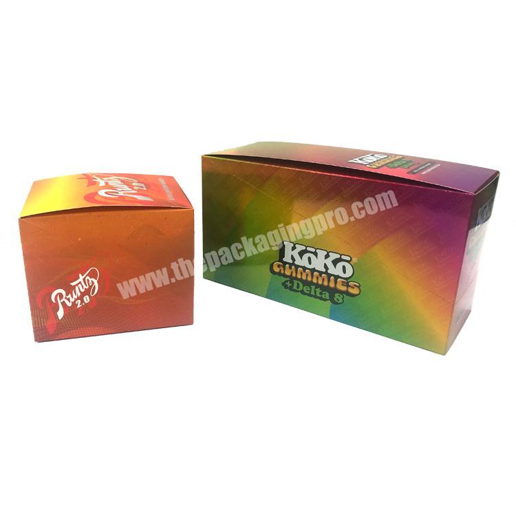 Custom design folding card paper packaging box